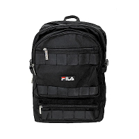 Fila Backpack [BPU-9000-BK] 後背包 大容量 工裝風 減壓背帶 透氣 輕量 黑