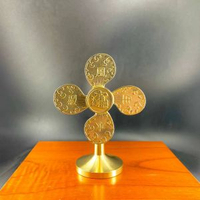 全城热卖 - 【純銅招財】風水招財進寶銅錢擺件 開運轉運 家居辦公室必備純銅風水招財擺件 風水輪轉銅錢陣 提升氣場 香港熱賣招財進寶銅錢擺件 風水佈局必風生水起