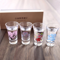 【小樽漁場】Cool Japan 四季玻璃天海清酒杯套裝(隨溫度變化的清酒玻璃 日本製造)