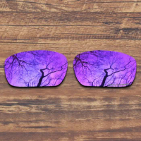Millerswap Resist Seawater Corrosion Polarized Replacement Lenses for Oakley Badman Sunglasses Purple Mirrored (Lens Only)