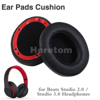 2pcs Earpads For Beats Studio 2.0 / Studio 3.0 Ear Cushion Headphones Ear Pads Replacement Parts Headset Case Foam Pad Cover