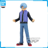 In Stock Bandai BANPRESTO DXF DRAGON BALL Super Trunks Original Anime Figure Model Toys For Boy Action Figures Collection Doll