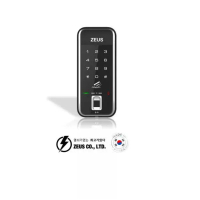 Zeus Z-3G Digital Gate Lock / Passcode / RFID Card / Fingerprint / Mechanical Key / Made in Korea / 