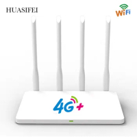 Unlocked Wifi Sim Card Modem 4g 300Mbps Wi-fi Router with SIM Card Slot CPE Mobile Hotspot Rj45 LAN WAN Indoor 4G Wifi Router