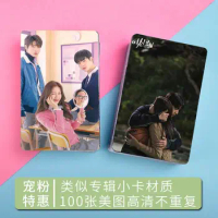 True Beauty NV Shen Jiang Lin Cha EunWoo Moon Ga Young Stills Mini Card With Photo Album Lomo Card Wallet Photo Album Card