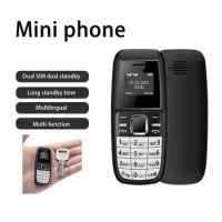 BM200 Mini Phone 0.66-Inch Screen MT6261D Gsm Quad Band Pocket Mobile Phone Earphone With Keypad Dual Sim For Elderly Headset