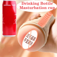 Drink Cup Manual Male Masturbation Artificial Vagina Real Pussy Sex Toys for Men Adult 18+ Realistic Doll Erotic Product Ass