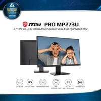 Monitor LED MSI Pro MP273U 27" IPS 4K UHD 3840x2160 HDMI x2 DP x1 Speaker Vesa EyeErgo Anti Flicker 