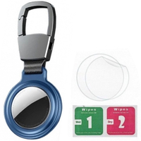 กล่อง AirTag พร้อมคาราไบเนอร์ ที่ยึดที่ปลอดภัย ปกป้อง Air Tag ด้วยกล่องอลูมิเนียมอัลลอยด์ที่แข็งแรง 