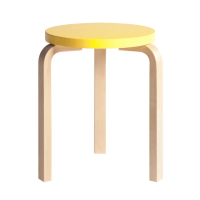 【北歐櫥窗】Artek Stool 60 三腳圓凳(鮮黃)