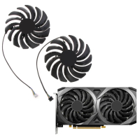 Quạt Làm Mát VGA 4 Chân, 95Mm, DC 12V, PLD10010S12HH, Cho MSI RTX 3070 3060 3060Ti VENTUS 2X OC, Car