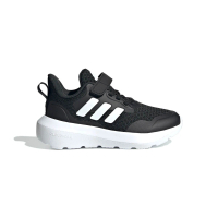 adidas 愛迪達 FortaRun 3.0 EL C 中童 童鞋 黑白色 魔鬼氈 免綁帶 緩震 透氣 慢跑鞋 IH2859
