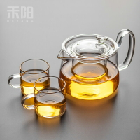 茶壺單壺耐高溫玻璃家用套裝過濾花茶壺泡茶壺泡茶器花茶壺小茶具