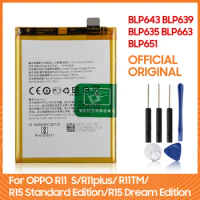 Replacement Phone Battery BLP643 BLP639 BLP635 BLP663 BLP651 For OPPO R11S R11plus R11 R11TM R15 WIth Free Tool