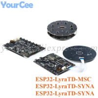 ESP32-LyraTD-MSC ESP32-LyraTD-SYNA ESP32-LyraTD-DSPG ESP32 Audio Development Board Module Voice Speech Recognition Wake Up