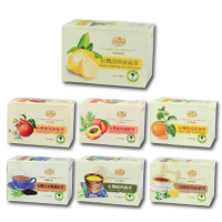 【曼寧】有機花草茶包 2gx20入x1盒(清檸康福/蜜蘋舒緩/橙香歡樂/蜜桃國寶/經典伯爵/皇家錫蘭紅茶/經典綠茶)