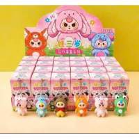 Hộp mù 24 móc khóa Natra,Capybara, Labubu,Kuromi, Noel, Gấu dâu, Babycry hottrend,đồ chơi bất ngờ, B