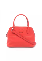 Hermes Pre-Loved Hermès Bolide 27 rouge tomato Handbag Veau Swift Red silver hardware 2WAY X stamp