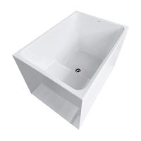 【iBenso】壓克力獨立浴缸-坐式浴缸/一體成形椅-IB-238/100CM