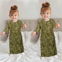 Mona Baju Raya Trending Design Baby Girl For 1 Year