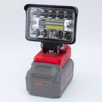 Portable Cordless LED Work Light for SKIL 20V Lithium Battery USB 18W Output Workshop Camping Travel Work Light(NO Battery)