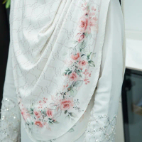 CLEARANCE | TUDUNG ONLY | Bawal Selapis | Shawl Butterfly | Bshawl | Bawal Selapis | Shawl Cutting B