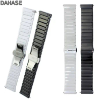 Replacement Ceramic Band for Samsung Gear S2 Watch band Gear Sport SM-R600/ Gear S2 Classic SM-R732 &amp; SM-R735 Smart Strap