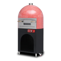 Floor-standing electric kiln oven with locker Italian pizza kiln Pizza baking machine electric oven pizza oven machine
