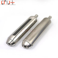 4 Road Universal Motorcycle Exhaust steel titanium carbon Pipe Muffler Scooter DB Killer for Leovince For Honda Vario201 250