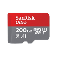 限時★..  免運 SanDisk Ultra 200GB Micro SDXC 100MB/s UHS-1 A1 記憶卡 200G FullHD可用 公司貨【全館點數5倍送】【跨店APP下單最高24%點數!!】