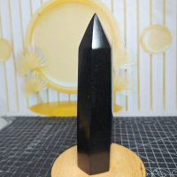Natural Batu Tower Black Stone Tourmaline Point (4)