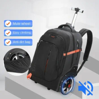 Men Travel Trolley bag Rolling Luggage Bag Big Wheeled Backpack for Business Cabin carry on laptop Backpacks With wheels