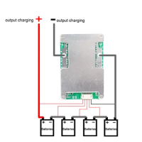 4S Lithium Battery Protection Board 12.8V 120A BMS Lithium Iron Phosphate Battery Charger Protection Board for Lifepo4