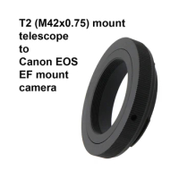 T2-EOS for T2 (M42x0.75) mount lens - Canon EOS EF mount camera Mount Adapter Ring T2-EF T2-EFS for Canon 5D 6D 90D 1000D etc.