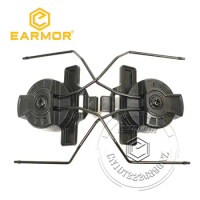EARMOR M13 Headset ARC Helmet Rails Adapter FAST Tactical Helmet Suitable Comtac Headset 360 Degree Rotating