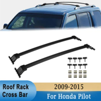 Car Roof Rack Cross Bars for Honda Pilot 2009-2015 Aluminium Alloy SUV Luggage Carrier Kayaks Bike Canoes Rooftop Holder