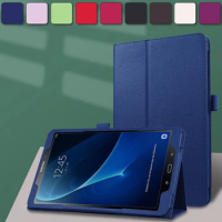 Case For Samsung Galaxy Tab A 10.1"2019 T510 T515 /T580/T590 PU leather Tab S5E 10.5 T720/Tab S6 Lite P610 Tablet cover+film+pen