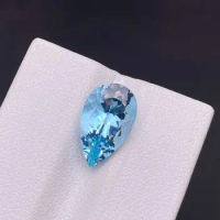 MJ2024 Loose Natural Blue Aquamarine 4.68ct Gemstones Beads