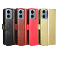 For Motorola Moto G34 5G Luxury Leather Flip Wallet Phone Case For Motorola Moto G34 5G Case Stand Function Card Holder