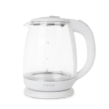 TECO 東元 1.7L 玻璃快煮壺 XYFYK1514 白色 高硼矽玻璃 單手操作 安全防乾燒