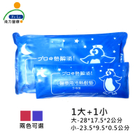 Fe Li 飛力醫療 醫療用冷熱敷墊/母子型冰枕(一大＋一小 共兩入)