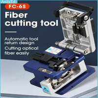 2pcs FC-6S FTTH Tool Fiber Optic Cleaver Fiber Optic Cutter Optical Fiber Cutting Knife Cold Contection Dedicated Metal