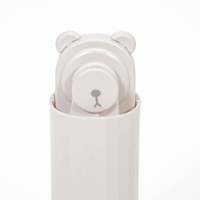 🔥現貨🔥小熊造型可收納式USB充電式手持風扇(粉色/白色)-富士通販