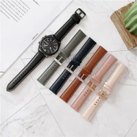 Leather strap For Samsung Galaxy Watch 3 45mm 41mm smartwatch band for Samsung Galaxy Watch Active 2 Watchband Replace Bracelet