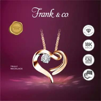 Frank & co. Truly Necklace ( liontin + chain ) / Kalung Wanita
