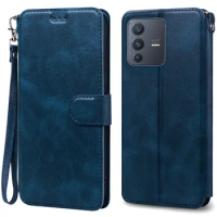 For Vivo V23 5G Case Vivo V23 Wallet Leather Flip Case For Vivo V2130 Cover Phone Case For Vivo V23 V 23 V2130 Cover Coque Funda