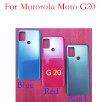 10pcs New Original For Motorola Moto G20 MotoG20 Back Battery Cover Housing Rear Back Cover Housing Case Repair Parts