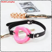 MOUTH GAG SILIKONE SUMBATAN MULUT ALAT BANTU PRIA WANITA BDSM Bentuk Bibir