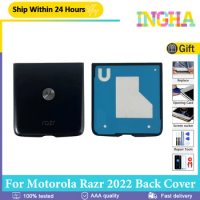 Original Back Battery Cover For Motorola Razr 2022 Razr3 Back Cover XT2251-1 Rear Case Housing Door with Adhesive Replacement