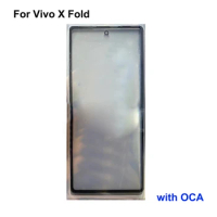 For Vivo X Fold Front LCD Glass Lens touchscreen For Vivo XFold Touch screen Panel Outer Screen Glass without flex
